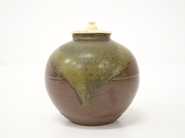 丹波焼　文琳茶入　信水窯 道具 ] - 道具 丹波焼 信水窯造 文琳茶入 □z | ネットショップ